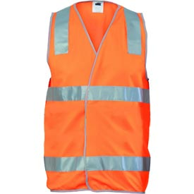 Day/Night Safety Vest with Hoop & Shoulder Generic R/Tape